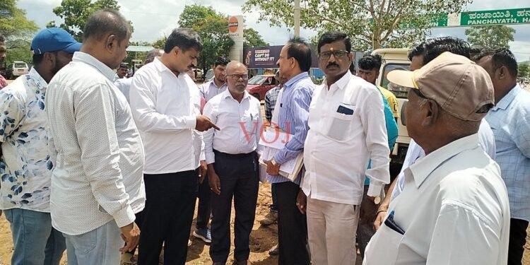 ಕೆಶಿಪ್ ರಸ್ತೆ ಅಗಲೀಕರಣ ಕಾಮಗಾರಿಗೆ ಸಹಕರಿಸಿ: ಶಾಸಕ ಎಂ ಆರ್ ಮಂಜುನಾಥ್