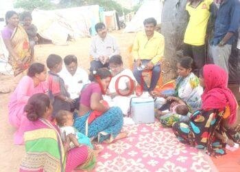 ಇಂಡಿಯಲ್ಲಿ ಇಂದ್ರಧನುಷ್ ಅಭಿಯಾನಕ್ಕೆ ಚಾಲನೆ ; ಡಾ.ದೂಮಗೊಂಡ