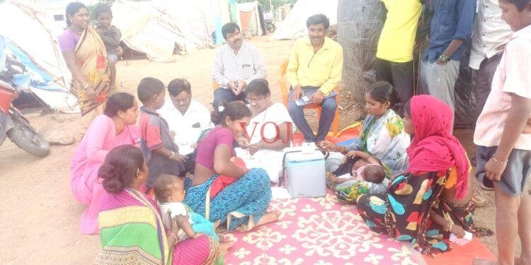 ಇಂಡಿಯಲ್ಲಿ ಇಂದ್ರಧನುಷ್ ಅಭಿಯಾನಕ್ಕೆ ಚಾಲನೆ ; ಡಾ.ದೂಮಗೊಂಡ