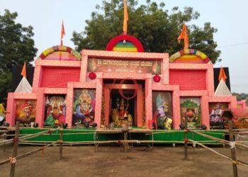 ಇಂಡಿಯಲ್ಲಿ ದಸರಾ ನವ ರಾತ್ರಿ ಉತ್ಸವದ ಹಿನ್ನಲೆಯಲಿ ನಿರ್ಮಿಸಿದ ಕಟ್ಟಡ..ಎಲ್ಲಿ..?