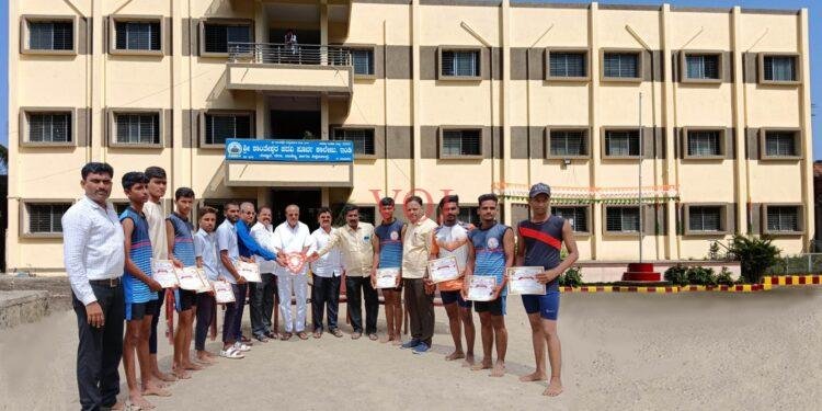 ವಾಲಿಬಾಲ್ ಕ್ರೀಡಾಕೂಟದಲ್ಲಿ ರಾಜ್ಯ ಮಟ್ಟಕ್ಕೆ ಆಯ್ಕೆ.!