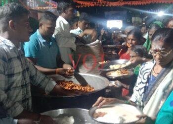 ಲಚ್ಯಾಣದಲ್ಲಿ ಪ್ರವಚನಕ್ಕೆ ಬಂದ ಭಕ್ತರಿಗೆ ನಿತ್ಯ ವಿಶೇಷ ಪ್ರಸಾದ