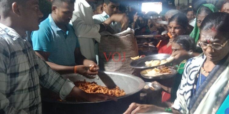 ಲಚ್ಯಾಣದಲ್ಲಿ ಪ್ರವಚನಕ್ಕೆ ಬಂದ ಭಕ್ತರಿಗೆ ನಿತ್ಯ ವಿಶೇಷ ಪ್ರಸಾದ