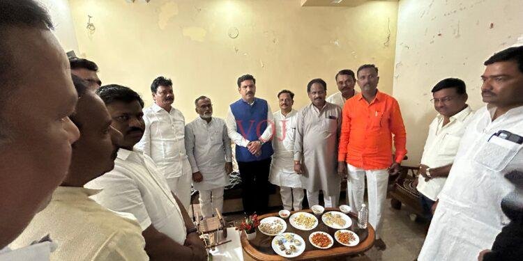 ಮಹಾನಗರ ಪಾಲಿಕೆ ಸದಸ್ಯರ ಜೊತೆ ಸಭೆ ನಡೆಸಿದ ಬಿಜೆಪಿ ರಾಜ್ಯಾಧ್ಯಕ್ಷ ಬಿವೈ ವಿಜಯೇಂದ್ರ