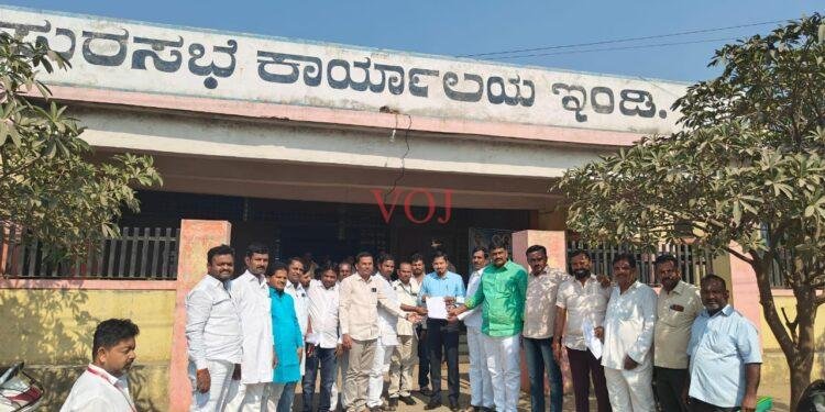 ಜಿಲ್ಲೆಗೆ ಆಗ್ರಹಿಸಿದ ಇಂಡಿ ಪುರಸಭೆ ಸದಸ್ಯರು