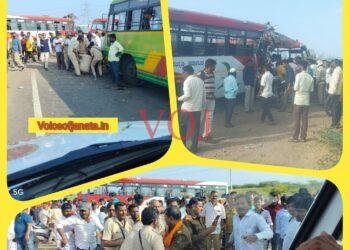 ಬೀಕರ ಅಪಘಾತ್, ಇಬ್ಬರ ದಾರುಣ ಸಾವು..! ಎಲ್ಲಿ..?