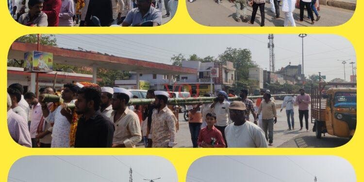 ಪವಾಡ ಪುರುಷನ ನಂದಿ ಕೋಲ ‌ಇಂಡಿಗೆ ಆಗಮನ..