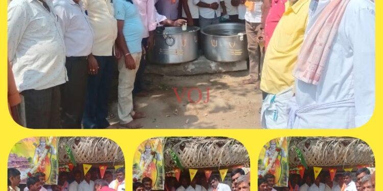 ಶ್ರೀರಾಮ ಪ್ರಾಣ ಪ್ರತಿಷ್ಠಾಪನ್ : ಸದ್ಭಾವ ಸೇವಾ ಸಮಿತಿಯಿಂದ ಪಾನಕ ಮಜ್ಜಿಗೆ ವಿತರಣೆ..