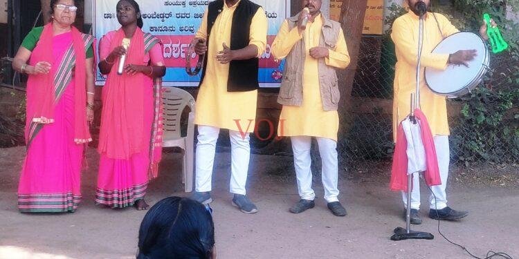 ಶಾಲೆಯಲ್ಲಿ ಕಾನೂನು ಅರಿವು ಮೂಡಿಸುವ ನಾಟಕ ಪ್ರದರ್ಶನ