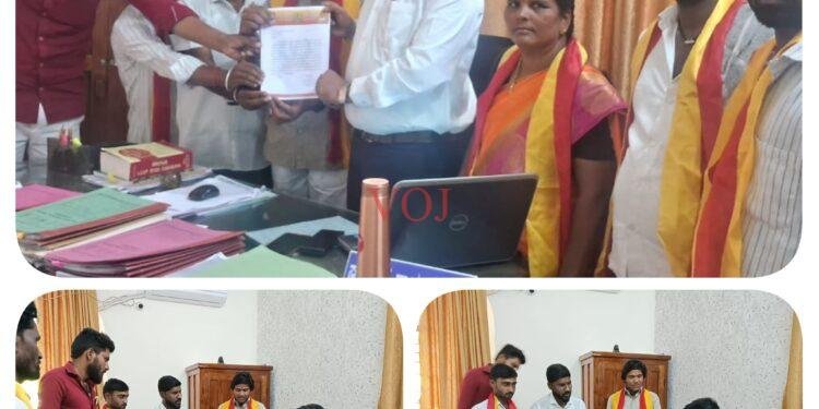 ಸಂವಿಧಾನ ಶಿಲ್ಪಿಗೆ ಅವಮಾನ..! ಪಿಡಿಒ ಅಮಾನತಿಗೆ ಆಗ್ರಹ..