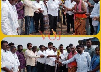 ಮಲ ತ್ಯಾಜ್ಯ ನಿರ್ವಹಣಾ ಘಟಕಕ್ಕೆ ಗುದ್ದಲಿ ಪೂಜೆ ನೆರವೇರಿಸಿದ ಶಾಸಕ ಎಂಆರ್ ಮಂಜುನಾಥ್