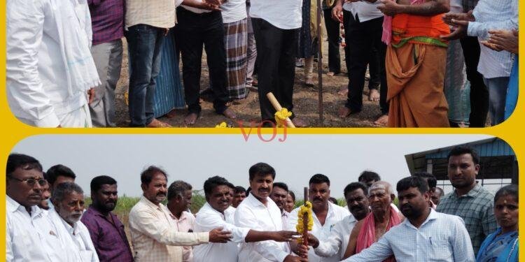 ಮಲ ತ್ಯಾಜ್ಯ ನಿರ್ವಹಣಾ ಘಟಕಕ್ಕೆ ಗುದ್ದಲಿ ಪೂಜೆ ನೆರವೇರಿಸಿದ ಶಾಸಕ ಎಂಆರ್ ಮಂಜುನಾಥ್