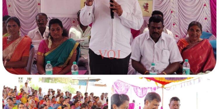 ಮನೆ ಮಂಜೂರಾತಿ ಆದೇಶ ಪ್ರತಿ ವಿತರಿಸಿದ ಶಾಸಕ ಎಂ ಆರ್ ಮಂಜುನಾಥ್