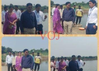 ಭೀಮಾನದಿ ತೀರದ ಹಿಂಗಣಿ ಬ್ಯಾರೇಜ್‌ಗೆ ಡಿಸಿ ಭೇಟಿ