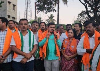 ಹೆಚ್ ಡಿ ಕುಮಾರಸ್ವಾಮಿಯವರ ಪರ ಮಂಡ್ಯದಲ್ಲಿ ಮತಯಾಚನೆ : ಶಿವಕುಮಾರ್ ನಾಟೀಕಾರ