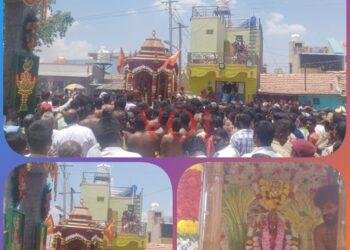 ಹನೂರಿನ ಆಧಿದೇವತೆ ಶ್ರೀಬೆಟ್ಟಳ್ಳಿ ಮಾರಮ್ಮ ರಥೋತ್ಸವಕ್ಕೆ ಚಾಲನೆ