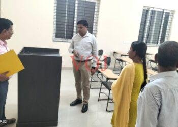 ಹೊಸ ಗ್ರಂಥಾಲಯ ಕಟ್ಟಡ ಪರಿಶೀಲಿಸಿದ ಜಿಲ್ಲಾಧಿಕಾರಿ