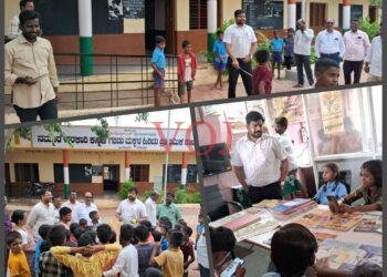 ವಿದ್ಯಾರ್ಥಿಗಳೊಂದಿಗೆ ಬ್ಯಾಡ್ಮಿಂಟನ್ ಆಟ ಆಡಿದ ಸಿಇಓ ಆನಂದ