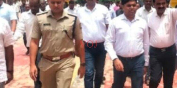 ನಾಳೆ ಮುಖ್ಯಮಂತ್ರಿಗಳ ಆಗಮನ ಪೂರ್ವಭಾವಿ ಸಿದ್ಧತೆ ಕುರಿತು ಸ್ಥಳಕ್ಕೆ ಡಿಸಿ ಭೇಟಿ ಪರಿಶೀಲನೆ