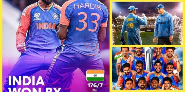 ICC T20 WORLD CUP 2024 : ವಿಶ್ವಕಪ್ ಗೆದ್ದು ಇತಹಾಸ ಬರೆದ ರೋಹಿತ ಪಡೆ..
