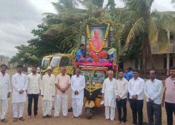 ಅಕ್ಷರ ದಾಸೋಹಿ ಬಂಥನಾಳದ ಸಂಗನಬಸವ ಮಹಾಶಿವಯೋಗಿಗಳ ೧೨೪ನೇ ಅದ್ದೂರಿ ಜಯಂತೋತ್ಸವ