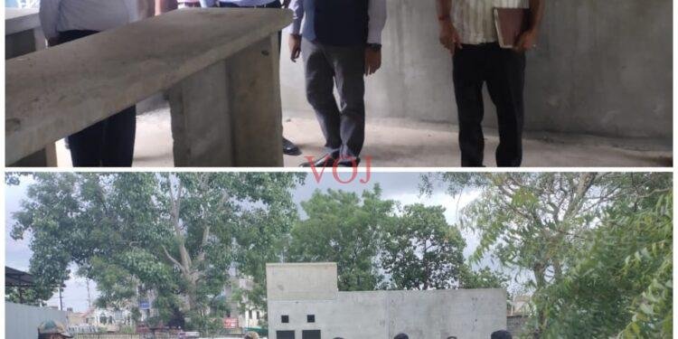 ಇಂದಿರಾ ಕ್ಯಾಂಟೀನ ಕಟ್ಟದ ಕಾಮಗಾರಿ ಪರಿಶೀಲನೆ : ಜಿಲ್ಲಾಧಿಕಾರಿ ಟಿ.ಭೂಬಾಲನ್