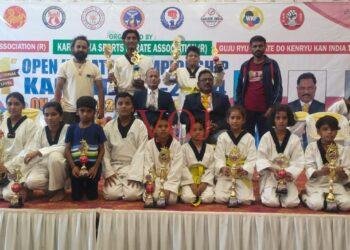 ಮುಕ್ತ ಕರಾಟೆ ರಾಷ್ಟ್ರೀಯ ಚಾಂಪಿಯನಶೀಪ್ ನಲ್ಲಿ ಸಾಧನೆ