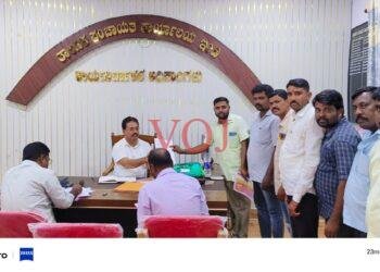 ಕನಿಷ್ಟ ವೇತನ ₹ 31 ಸಾವಿರ ಆಗ್ರಹಿಸಿ ತಾ.ಪಂ‌‌ ಕಾರ್ಯನಿರ್ವಾಹಕ ಅಧಿಕಾರಿಗೆ ಮನವಿ..