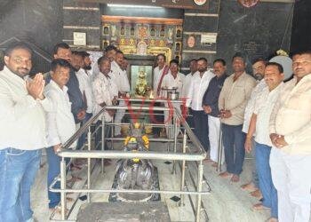 ಮಾಜಿ ಸಚಿವ ಪಟ್ಟಣಶೆಟ್ಟಿ ಜನ್ಮದಿನದ ಪ್ರಯುಕ್ತ ಶಾಂತೇಶ್ವರ ದೇವಸ್ಥಾನದಲ್ಲಿ ವಿಶೇಷ ಪೂಜೆ