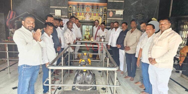 ಮಾಜಿ ಸಚಿವ ಪಟ್ಟಣಶೆಟ್ಟಿ ಜನ್ಮದಿನದ ಪ್ರಯುಕ್ತ ಶಾಂತೇಶ್ವರ ದೇವಸ್ಥಾನದಲ್ಲಿ ವಿಶೇಷ ಪೂಜೆ