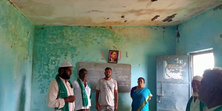 ಅಂಗನವಾಡಿ ಕೇಂದ್ರ ಶಿಥಿಲ..! ಸ್ಥಳಾಂತರಿಸಲು ಆಗ್ರಹ: ಅಧ್ಯಕ್ಷ ಅಮ್ಜದ್