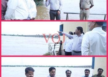 ಪ್ರವಾಹ ಪರಿಸ್ಥಿತಿ ಹಿನ್ನೆಲೆ ಜಿಲ್ಲಾಧಿಕಾರಿ ಪರಿಶೀಲನೆ