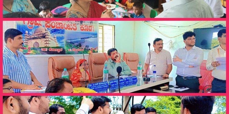 ಪಂಚಾಯತಿ ವ್ಯಾಪ್ತಿಯಲ್ಲಿ ಶುದ್ಧ ಕುಡಿಯುವ ನೀರು- ಸ್ವಚ್ಛತೆ ಕಾಪಾಡಿಕೊಳ್ಳಲು – ಜಿ.ಪಂ ಸಿಇಓ ರಿಷಿ ಆನಂದ ಸೂಚನೆ