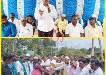 ಗುದ್ದಲಿ ಪೂಜೆ ನೆರವೇರಿಸಿದ ಶಾಸಕ ಎಂಆರ್ ಮಂಜುನಾಥ್