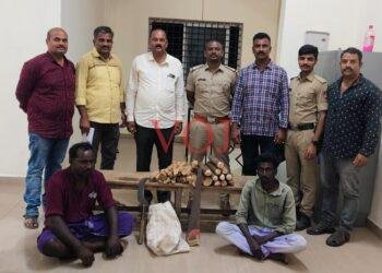 ಅಕ್ರಮ ಶ್ರೀಗಂಧ ಕಳ್ಳ ಸಾಗಾಟ: ರಾಮಾಪುರ ಪೊಲೀಸ್ ರಿಂದ ಯಶಸ್ವಿ ಕಾರ್ಯಾಚರಣೆ