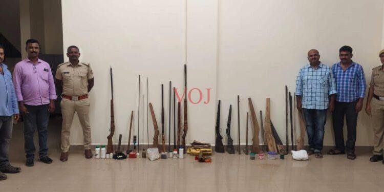 ಅಕ್ರಮ ನಾಡ ಬಂದೂಕು ತಯಾರು ಮಾಡುತ್ತಿದ್ದ ವ್ಯಕ್ತಿಯನ್ನು ರಾಮಾಪುರ ಪೊಲೀಸರು ಬಂಧಿಸುವಲ್ಲಿ ಯಶಸ್ವಿ..!