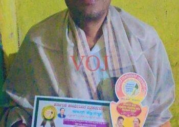 ಪತ್ರಿಕಾ ಸಮ್ಮೇಳನದಲ್ಲಿ ವೈ ಎಮ್ ಪೂಜಾರಗೆ ಸನ್ಮಾನ..!