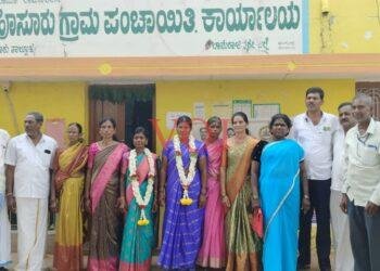 ಕುರಟ್ಟಿ ಹೊಸೂರು ಗ್ರಾಮ ಪಂಚಾಯತಿ ಅಧ್ಯಕ್ಷೆಯಾಗಿ ರಾಜಮ್ಮ ಅವಿರೋಧ ಆಯ್ಕೆ.