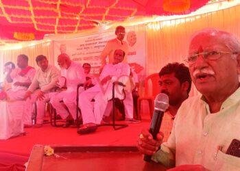 ಗುಂದವಾನ ಗ್ರಾಮದಲ್ಲಿ 2 ಕೋಟಿ ರೂಪಾಯಿ ವೆಚ್ಚದ ಶಾಲಾ ಕಟ್ಟಡ ಉದ್ಘಾಟಿಸಿ..! ಕಾಂಗ್ರೆಸ್ ವಿರುದ್ಧ ಸಂಸದ ರಮೇಶ್ ‌ಮಾತಾಡಿದ್ದು..?