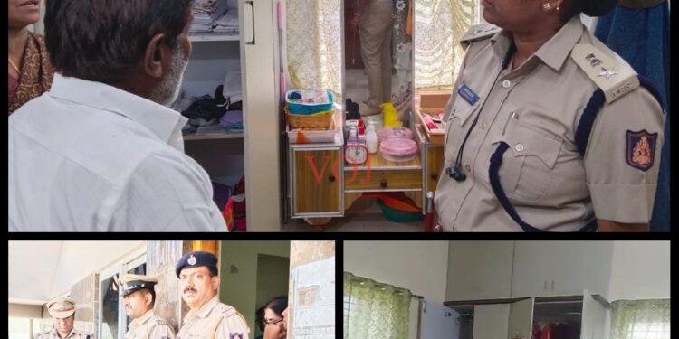 ಹನೂರು ಪಟ್ಟಣದ ಮನೆಯೊಂದರಲ್ಲಿ ಚಿನ್ನ ಹಾಗೂ 20 ಲಕ್ಷ ನಗದು ಕಳ್ಳತನ