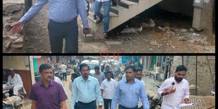 ಇಂಡಿ ತಾಲೂಕು ಕಚೇರಿಗೆ ಜಿಲ್ಲಾಧಿಕಾರಿ ಟಿ.ಭೂಬಾಲನ್ ಭೇಟಿ: ಪರಿಶೀಲನೆ