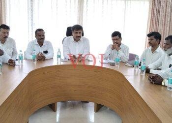 ವಾಲ್ಮೀಕಿ ಜಯಂತಿ ಆಚರಣೆಯ ಸಂಬಂಧ ಶಾಸಕ ಎಂಆರ್ ಮಂಜುನಾಥ್ ನೇತೃತ್ವದಲ್ಲಿ ಪೂರ್ವಭಾವಿ ಸಭೆ