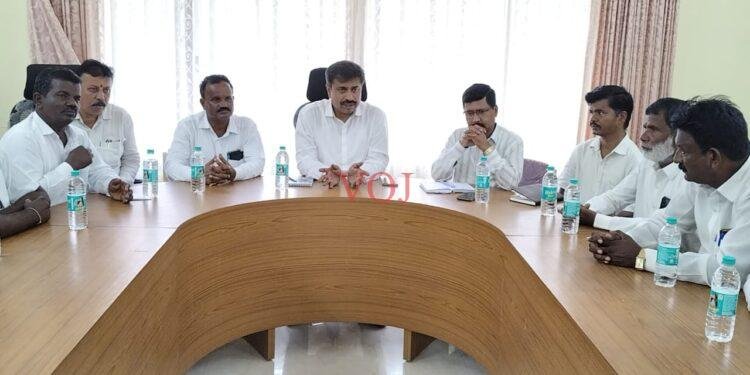 ವಾಲ್ಮೀಕಿ ಜಯಂತಿ ಆಚರಣೆಯ ಸಂಬಂಧ ಶಾಸಕ ಎಂಆರ್ ಮಂಜುನಾಥ್ ನೇತೃತ್ವದಲ್ಲಿ ಪೂರ್ವಭಾವಿ ಸಭೆ