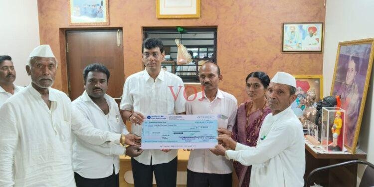 ಆಪತ್ಕಾಲದಲ್ಲಿರುವ ವಿಧ್ಯಾರ್ಥಿನಿಗೆ ಸಹಾಯಹಸ್ತ ನೀಡಿದ ಎಮ್ ಬಿ ಪಾಟೀಲ