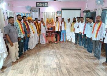 ತಾಂಬಾ ಗ್ರಾಮ ಪಂಚಾಯತ ಸಭಾಂಗಣದಲ್ಲಿ : ವಿಶೇಷ ರಾಜ್ಯೋತ್ಸವದ ಆಚರಣೆ