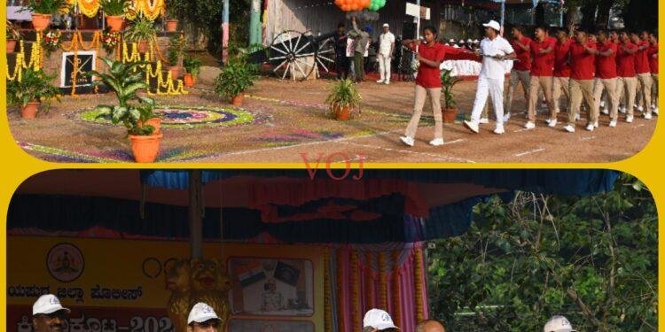 ಜಿಲ್ಲಾ ಪೋಲೀಸ ವಾರ್ಷಿಕ ಕ್ರೀಡಾಕೂಟಕ್ಕೆ ಚಾಲನೆ ಒತ್ತಡ ನಿವಾರಣೆಗೆ ಕ್ರೀಡಾ ಚಟುವಟಿಕೆಗಳಲ್ಲಿ ಭಾಗವಹಿಸಲು ಶಿವಾಜಿ ಅನಂತ ನಲವಡೆ ಕರೆ