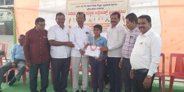 ಗೋಪಿನಾಥ ಕ್ರೀಡೆಯಲ್ಲಿ ರಾಜ್ಯಮಟ್ಟಕ್ಕೆ ಆಯ್ಕೆ