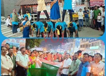 ವಿಜಯಪುರ | ಏಡ್ಸ್ ಜಾಗೃತಿ ಕುರಿತು ಕ್ಯಾಂಡಲ್ ಮಾರ್ಚ