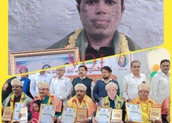 ಶಿಕ್ಷಕ ಸಂತೋಷ ಬಂಡೆಗೆ ರಾಜ್ಯ ಪ್ರಶಸ್ತಿ ಪ್ರದಾನ