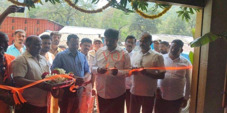 ತಾಳ ಬೆಟ್ಟದಲ್ಲಿ ನೂತನ ಶುದ್ಧ ಕುಡಿಯುವ ನೀರಿನ  ಘಟಕಕ್ಕೆ ಚಾಲನೆ : ಶಾಸಕ ಎಂ.ಆರ್ ಮಂಜುನಾಥ್